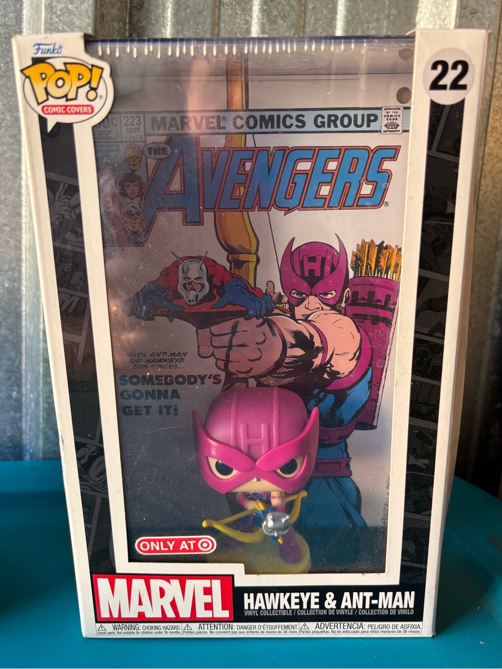 Funko Pop! Marvel Hawkeye & Ant-Man Comic Cover Figure (Pink & Blue)